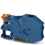 Phoenix Contact PTI 16-NLS-FI BU Series Blue DIN Rail Terminal Block, 0.5mm², Single-Level, Push In Termination