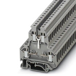 Phoenix Contact UKK Series Grey Component Terminal Block, 2-Level, Screw Termination