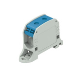 Entrelec 1SNF Series Blue, Grey Terminal Block, 2-Level, Cable Termination