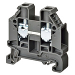 Omron XW5T Series Grey Feed Through Terminal Block, 1-Level, Screw Termination