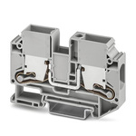 Phoenix Contact Grey Feed Through Terminal Block, 2-Level