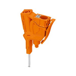 Phoenix Contact PPO-10/P Series Orange Terminal Block, 6mm², 1-Level, Push In Termination