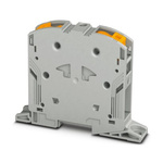 Phoenix Contact PTPOWER 50 P-F Series Grey Terminal Block, 50mm², 1-Level, PowerTurn Termination