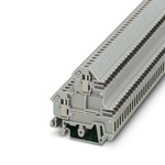 Phoenix Contact UKK 3-MSTB-5.08 AU32L Series Grey Double Level Terminal Block, 0.2mm², Double-Level, Plug In, Screw