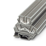 Phoenix Contact UKK 4-FS/FS Series Grey Feed Through Terminal Block, 4mm², 2-Level, Spade Termination