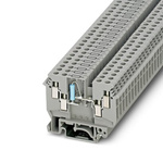 Phoenix Contact UDK 4-DUR 499 Series Grey Component Terminal Block, 2.5mm², 1-Level, Screw Termination