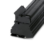Phoenix Contact UKK 5-HESI (6.3X32) Series Black Modular Terminal Block, 4mm², 1-Level, Screw Termination