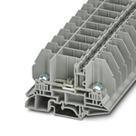 Phoenix Contact RSC 5-T-B Series Grey Test Disconnect Terminal Block, 10mm², 1-Level, Bolt Termination