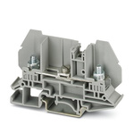Phoenix Contact RBO 5-T-B Series Grey Test Disconnect Terminal Block, 6mm², 1-Level, Bolt Termination