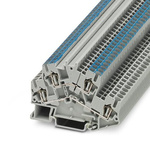 Phoenix Contact STTBS 2.5-L/N Series Grey Double Level Terminal Block, 2.5mm², Double-Level, Spring Cage Termination