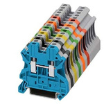 Siemens 8WH Series Black Din Rail Terminal, 4mm², 1-Level, Screw Termination, CSA