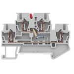 Siemens 8WH Series Grey Din Rail Terminal, 2.5mm², 2-Level, Spring Termination