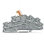 Wago TOPJOB S Series Grey Multi Level Terminal Block, 2.5mm², 3-Level, Push In Termination