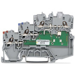 Wago TOPJOB S Series Grey DIN Rail Terminal Block, 1mm², 3-Level, Push-In Cage Clamp Termination