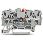 Wago TOPJOB S Series Grey Component Terminal Block, 2.5mm², 1-Level, Push In Termination