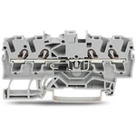Wago TOPJOB S Series Grey Component Terminal Block, 2.5mm², 1-Level, Push In Termination