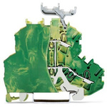 Wago TOPJOB S Series Green, Yellow Double Level Terminal Block, 2.5mm², 2-Level, Push In Termination, ATEX, IECE