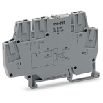 Wago 859 Series Grey Optocoupler Terminal Block, 2.5mm², Cage Clamp Termination
