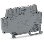 Wago 859 Series Grey Optocoupler Terminal Block, 2.5mm², Cage Clamp Termination