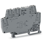 Wago 859 Series Grey Optocoupler Terminal Block, 2.5mm², Cage Clamp Termination