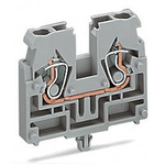 Wago 869 Series Grey Terminal Block, 2.5mm², 1-Level, Cage Clamp Termination