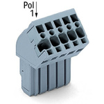 Wago 769 Series Grey Connector, 4mm², Cage Clamp Termination, CSA