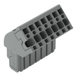 Wago 769 Series Grey Connector, 4mm², Cage Clamp Termination, CSA