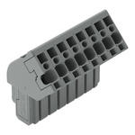 Wago 769 Series Grey Connector, 4mm², Cage Clamp Termination, CSA