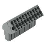 Wago 769 Series Grey Connector, 4mm², 1-Level, Cage Clamp Termination, CSA