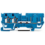 Wago 769 Series Blue Carrier Terminal Block, 4mm², 1-Level, Cage Clamp Termination, CSA
