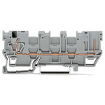 Wago 769 Series Grey Disconnect Terminal Block, 4mm², 1-Level, Cage Clamp Termination, CSA