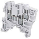 Entrelec ZS6 Series Blue Standard Din Rail Terminal, 4mm², Single-Level, Screw Termination, ATEX