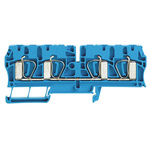 Weidmuller Z Series Blue Feed Through Terminal Block, Single-Level, Clamp Termination