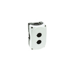 Lovato Grey Plastic Platinum Push Button Enclosure - 2 Hole 22mm Diameter
