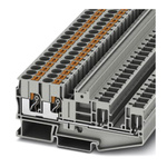 Phoenix Contact PT 6-QUATTRO/2P Series Grey Feed Through Terminal Block, 0.5 → 10mm², Single-Level, Plug In