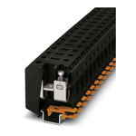 Phoenix Contact UKH50 BK Series Black High Current Connector, Single-Level, Screw Termination