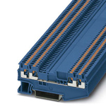 Phoenix Contact CLIPLINE PT Series Grey DIN Rail Terminal Block, Push In Termination