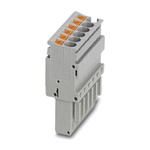 Phoenix Contact MSTBVK 2.5/ 7-GF-5.08 Series DIN Rail Terminal Block, Solder Termination