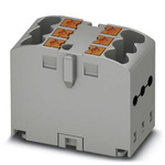 Phoenix Contact Distribution Block, 6 Way, 0.14 → 4mm², 24A, 500 V, Grey