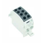 Weidmuller Distribution Block, 2 Way, 25 mm², 35 mm², 202A, 1 kV ac/dc, 600 V, Black