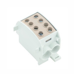 Weidmuller Distribution Block, 2 Way, 50 mm², 70 mm², 300A, 1 kV ac/dc, 600 V, Brown