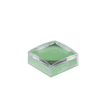 Green/Clear Push Button Cap, for use with UB2 Series Illuminated Pushbuttons, Sculptured Cap