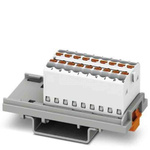 Phoenix Contact Distribution Block, 18 Way, 2.5mm², 17.5A, 500 V, White