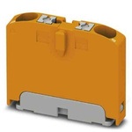 Phoenix Contact Distribution Block, 2 Way, 4mm², 24A, 690 V, Orange