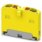Phoenix Contact Distribution Block, 2 Way, 2.5mm², 17.5A, 450 V, Yellow
