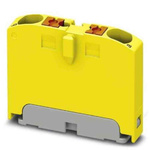Phoenix Contact Distribution Block, 2 Way, 4mm², 24A, 690 V, Yellow