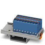 Phoenix Contact Distribution Block, 18 Way, 2.5mm², 17.5A, 500 V, Blue