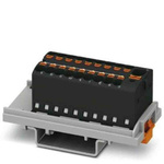Phoenix Contact Distribution Block, 19 Way, 2.5mm², 17.5A, 500 V, Black