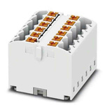 Phoenix Contact Distribution Block, 12 Way, 4mm², 24A, 450 V, White