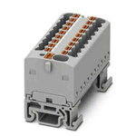 Phoenix Contact Distribution Block, 19 Way, 2.5mm², 17.5A, 500 V, Grey